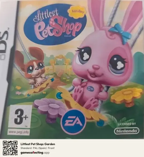 Littlest Pet Shop: Garden Nintendo DS, Spain box front