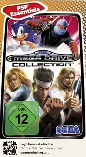 Sega Genesis Collection PlayStation Portable, Germany box front