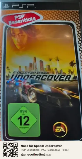 Need for Speed: Undercover PlayStation Portable, Germany box front