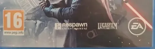Star Wars Jedi: Fallen Order, the PEGI square on its front