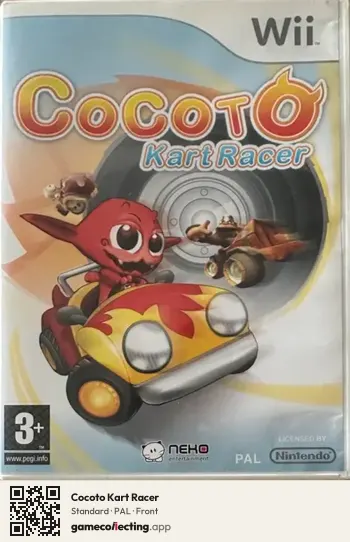 Cocoto Kart Racer Nintendo Wii, PAL box front