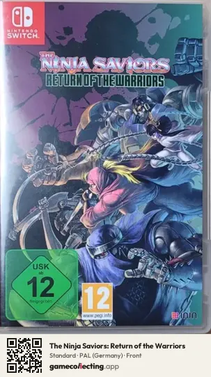 The Ninja Saviors: Return of the Warriors Nintendo Switch, Germany box front