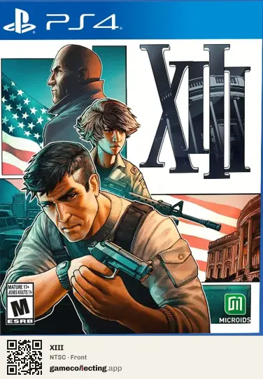 XIII PlayStation 4, NTSC box front