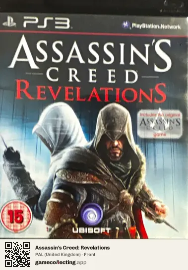 Assassin's Creed: Revelations PlayStation 3, United Kingdom box front