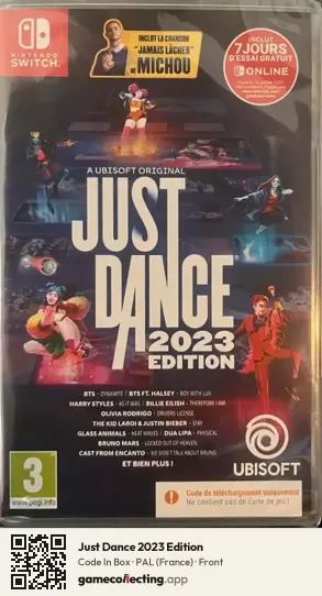 Just Dance 2023 Edition Nintendo Switch, France box front