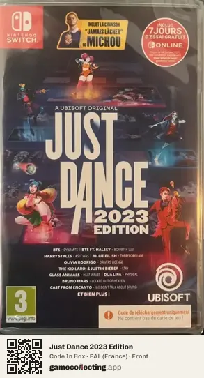 Just Dance 2023 Edition Nintendo Switch, France box front