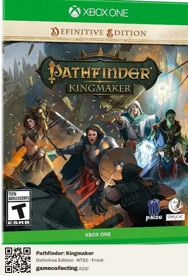 Pathfinder: Kingmaker Xbox One, NTSC box front
