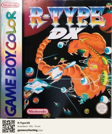 R-Type DX Game Boy Color, PAL box front