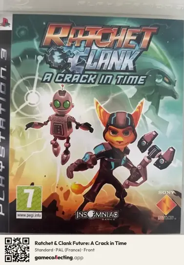 Ratchet & Clank Future: A Crack in Time PlayStation 3, France box front
