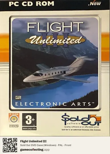 Flight Unlimited III Computer, PAL box front