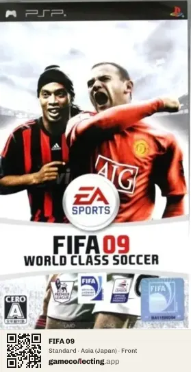 FIFA 09 PlayStation Portable, Asia box front