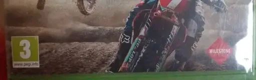 Monster Energy Supercross, the PEGI square on its front