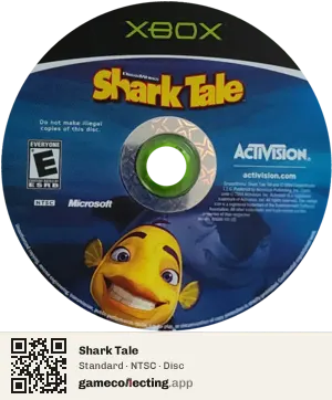 Shark Tale Xbox, NTSC disc