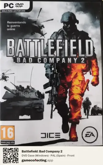 Battlefield: Bad Company 2 Computer, Spain box front