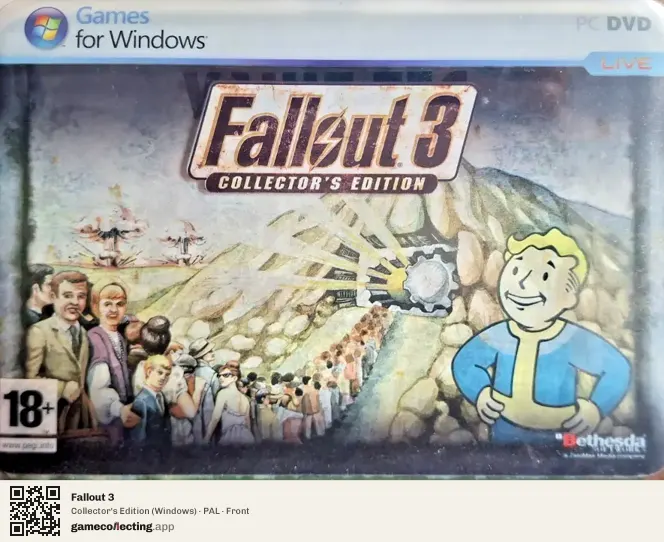 Fallout 3 Computer, PAL box front