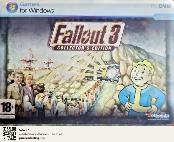Fallout 3 Computer, PAL box front