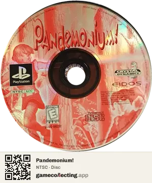 Pandemonium! PlayStation, NTSC disc