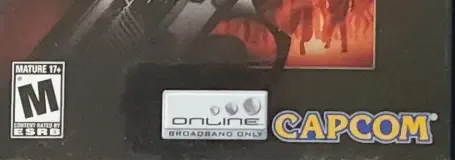 Resident Evil Outbreak, the ESRB box on its front