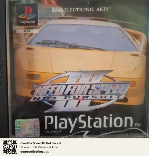 Need for Speed III: Hot Pursuit PlayStation, Germany box front