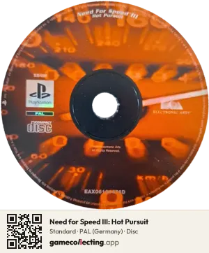 Need for Speed III: Hot Pursuit PlayStation, PAL disc