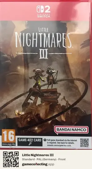 Little Nightmares III Nintendo Switch 2, Germany box front