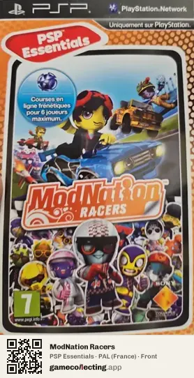 ModNation Racers PlayStation Portable, France box front