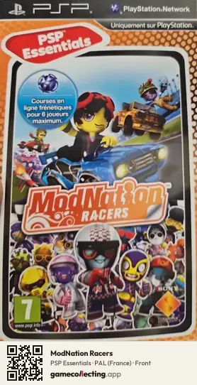 ModNation Racers PlayStation Portable, France box front