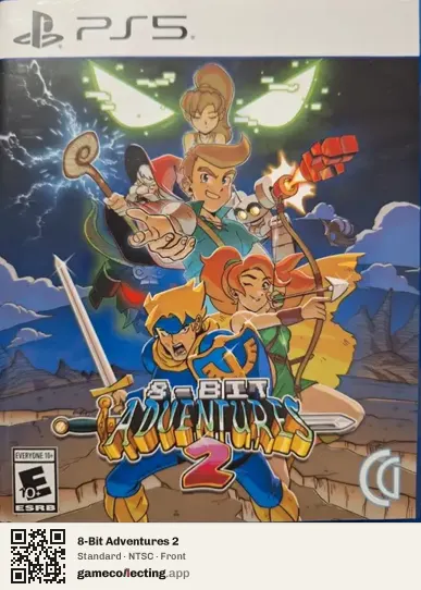 8-Bit Adventures 2 PlayStation 5, NTSC box front
