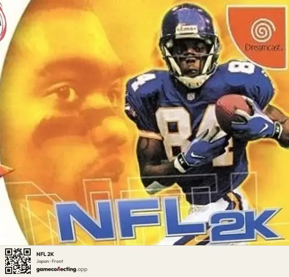 NFL 2K Sega Dreamcast, Japan box front
