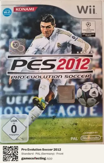 Pro Evolution Soccer 2012 Nintendo Wii, Germany box front