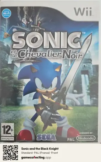 Sonic and the Black Knight Nintendo Wii, France box front