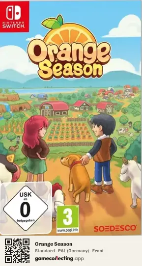Orange Season Nintendo Switch, Germany box front