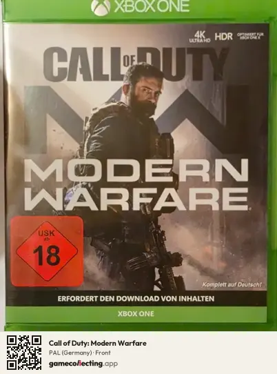 Call of Duty: Modern Warfare Xbox One, Germany box front
