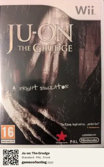 Ju-on: The Grudge Nintendo Wii, PAL box front