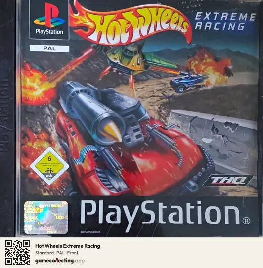 Hot Wheels Extreme Racing PlayStation, PAL box front