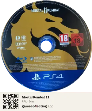 Mortal Kombat 11 PlayStation 4, PAL disc