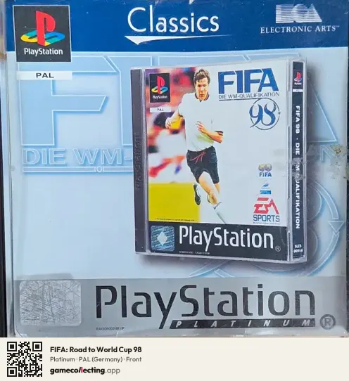 FIFA: Road to World Cup 98 PlayStation, Germany box front