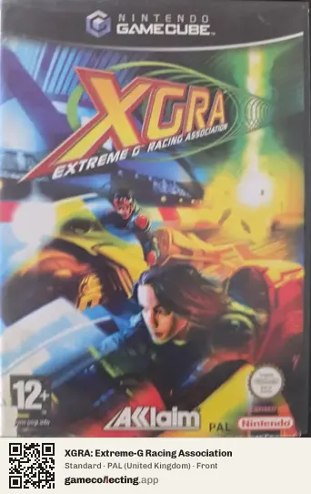 XGRA: Extreme-G Racing Association Nintendo GameCube, United Kingdom box front