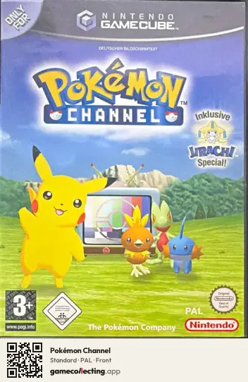 Pokémon Channel Nintendo GameCube, PAL box front