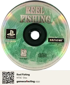 Reel Fishing PlayStation, NTSC disc