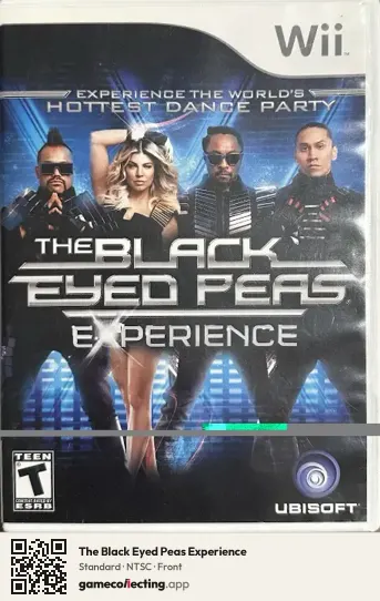 The Black Eyed Peas Experience Nintendo Wii, NTSC box front
