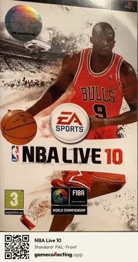 NBA Live 10 PlayStation Portable, PAL box front