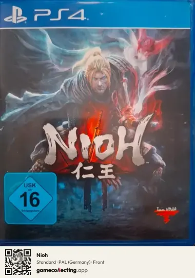 Nioh PlayStation 4, Germany box front