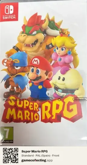 Super Mario RPG Nintendo Switch, Spain box front