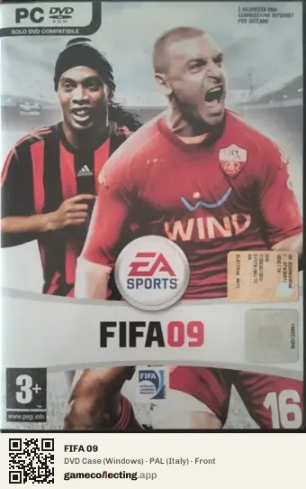FIFA 09 Computer, Italy box front