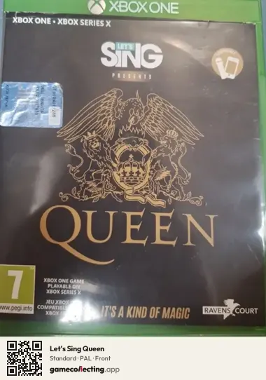 Let's Sing Queen Xbox One, PAL box front