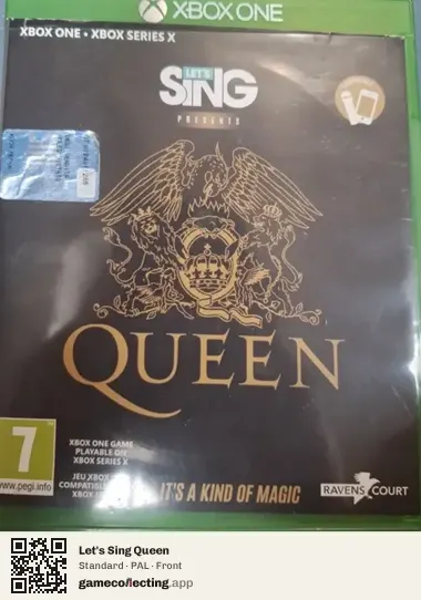 Let's Sing Queen Xbox One, PAL box front