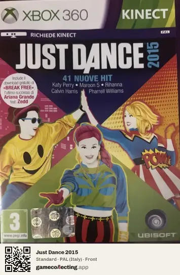 Just Dance 2015 Xbox 360, Italy box front