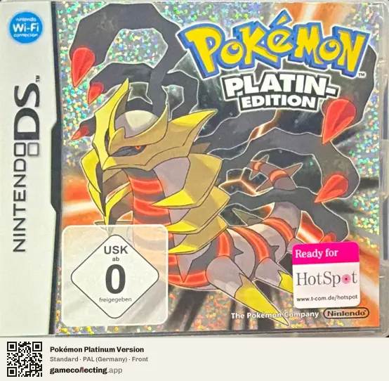 Pokémon Platinum Version Nintendo DS, Germany box front