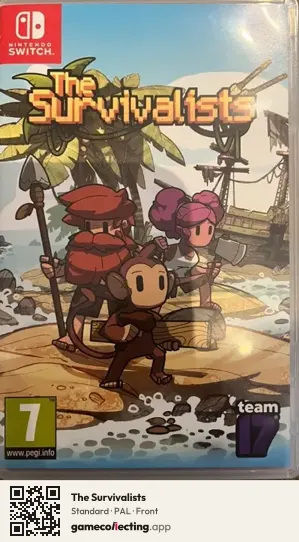 The Survivalists Nintendo Switch, PAL box front